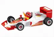 Playmobil Add-On 7448 White Race Car - Formula 1 w/ Driver