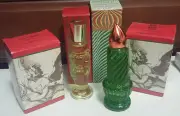 Candle + Solider Moonwind colognes + Angel Soaps Musk, Night Magic Avon