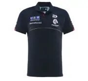 Manly Sea Eagles 2025 NRL DYNASTY Mens Media Polo | Black by Sporting House