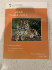 Sikh Student Learning Gurmuki Workbook 1