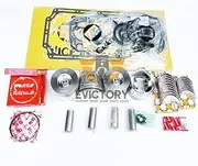 for kubota D1403 Overhaul Rebuild kit Gasket All Bearings Piston + Piston Ring