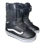 New Vans Juvie Linerless Youth Size 4 Black/ White Ultracush Boa Snowboard Boots