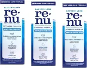 ✨ Renu Multi-Purpose Contact Lens Solution Travel Size,2 Fl Oz (Pack of 3)