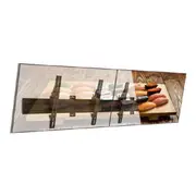 ATDEC 2x1 Wall Menu Board Mount (1.75m rail), tilting angle. Max load per display: 50kg