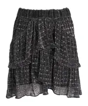 Elastic waist skirt S,M black