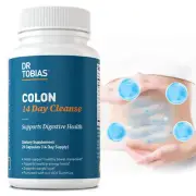 Dr. Tobias Colon 14 Day Cleanse - Probiotics, Senna Leaf - Gut and Colon Support