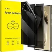 [JETech] Privacy Screen Protector for Samsung Galaxy S24 Ultra 5G 6.8-Inch, Anti-Spy Flexible TPU Film, Fingerprint Unlock Compatible, 2-Pack