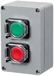 HAODEE Arrow Symbol indicates Start and Stop self-Reset Momentary Waterproof Button Box Switch Emergency Stop Industrial Control Box (Size : 2-09)