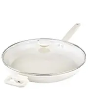 Granitestone Desert 14in Nonstick Fry Pan with Lid