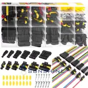 708PCS Cable de Conector para Coche de Crimpado Macho y Hembra Eléctrico