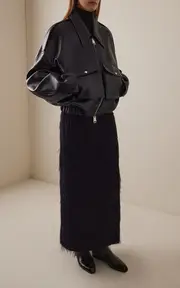 [Khaite] Colt Leather Ankle Boots