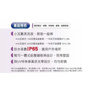 PHILIPS 飛利浦 LED 戶外投光燈 BVP131 防水IP65 10W (3000K/6500K) 全電壓