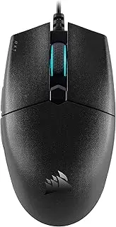 CORSAIR KATAR PRO Ultra-Light Gaming Mouse - FPS/MOBA Mouse, Symmetric Shape, 12,400 DPI Optical Sensor, 6 Programmable Buttons, Plug-and-Play, RGB Backlighting, for Claw and Fingertip Grips - Black