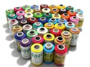 Silk Thread 50 (25 Colors Each 2) Spools Set for Jewellery-Tassel Making- Embro