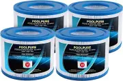 4 Pack - POOLPURE Type VI SPA and Hot Tub Filter Replaces Coleman SaluSpa 90352E