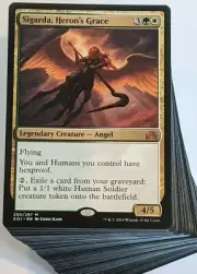 ***Custom Commander Deck*** Sigarda Heron's Grace - Humans - EDH MTG Magic Cards