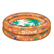 Happy People - Disney Stitch - 2-Ring Pool Inflatable Pool (Ø 100Cm) Kids Pool