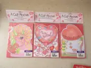 24 PINX A cut Above Die Cut New Valentine Cards Assorted Dino Luv, Love Bugs, Fr