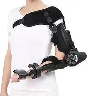 Electric Elbow Joint Rehabilitation Device Flexible Support Frame For Wrist Elbow Joint Injuries Recovery Trainer Elbow Protector(Left)