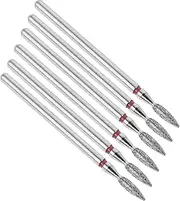 VALICLUD 6pcs Steel Nail Drill Bit for Professional Manicure Versatile Grinding for Cuticle Cleaning and Nail Polishing Salon