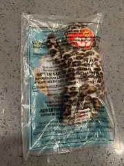 Ty Teenie Beanie Baby FRECKLES The LEOPARD #1 McDonald's Happy Meal Toy 1999