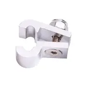 Aeroflow Billet P Style Clamp To suit 12.7mm 1/2" Hard Line - Silver