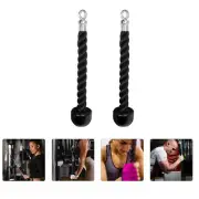 2 Pcs Tricep Bar Single End Tension Rope Triceps Pull down Fitness