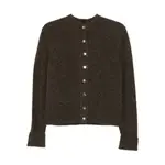[Carven] Carven Crew-neck Cardigan M BROWN