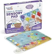 Learning Resources Multicolour Sensory Toy - Shapes & Colours - Improves Hand-Eye Coordination & Fine Motor Skills - Includes 1 Pad, 24 Shapes, 8 Activity Cards & Guide - Ages 3+