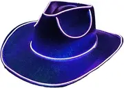[Generic] Neon Rancher Hat - Light Up Flashing LED Hat | Light Up Cowboy Hat | Sparkly Cowgirl Hat | Headwear Cowboy Hat, Costume Accessories Battery Operated for Wedding Prom Birthday Christmas