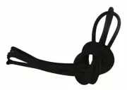 4mm Black Round Elastic Bungee Rope Shock Cord Tie Down - 5 meters