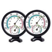 Analog Thermometer Hygrometer 2-In-1 Temperature Humidity Monitor Gauge