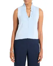 Nic+Zoe Ruffled V Neck Tank Top