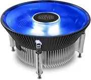 Cooler Master I70C (Copper Core) 120mm Blue LED Mini CPU Cooler for Intel LGA 1156 1155 1151 1150 - Silver with Blue LED - RR-I70C-20PK-R1