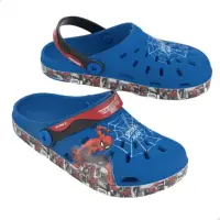 在飛比找樂天市場購物網優惠-Grendene 巴西人字拖 兒童款 蜘蛛人藍 洞洞鞋 拖鞋