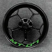 for MT-07 MT 07 Mt07 Strips Motorcycle Wheel Tire Sticker Reflective Rim Strip Tape Motorcycle Decal Film Apply (Color : 66)