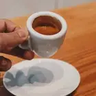 Porcelain Espresso Cup Set 50ml Cappuccino Coffee Mugs Espresso Shots Cup