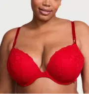 VICTORIA'S SECRET Sexy Tee Push-Up Posey Lace Bra 36B