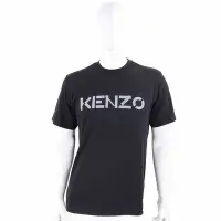 在飛比找Yahoo奇摩購物中心優惠-KENZO 印刷感字母黑色棉質TEE T恤(男款)