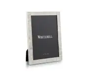 Whitehill Studio Photo Frame River Shell 5x7 Silver Plated, Whitehill WP3411