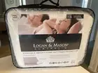Logan and Mason Super King Memory Foam Mattress Protector New