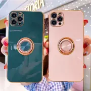 Case for iPhone 16 15 14 13 12 11 Pro Max XS XR 7 8 Plus Ring Holder Stand Cover