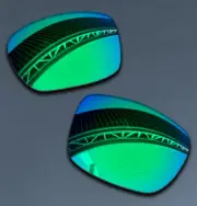 Green POLARIZED Replacement Lenses for Oakley TwoFace OO9189 60mm Sunglasses