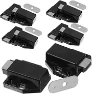 Outanaya 10Pcs Magnetic Cabinet Door Latch Replacement Easy Adhesive Installation Strong Suction Power No Drill Required for Kitchen Cabinets and Closets Magnetic Push Latches