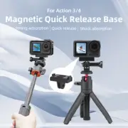 Camera Magnetic Adapter Vlog Photo Base Quick Release Mounts for Osmo Action 3/4