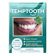 Temporary Tooth Replacement Product With Coloring Material - As Seen On TV