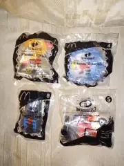 4 The Incredibles Mcdonalds Disney Pixar Toys Mr Incredible Dash Jack Jack...