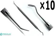10 Pcs Wax Amalgam Composite Filling Carvers Ward No. 2 Premium Instruments