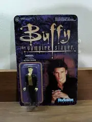 BUFFY THE VAMPIRE SLAYER ANGEL REACTION 3.75" ACTION FIGURE - FUNKO X SUPER7