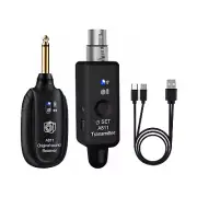 1 Set 2.4GHz Microphone Wireless System Converter XLR Transmitter Receiver